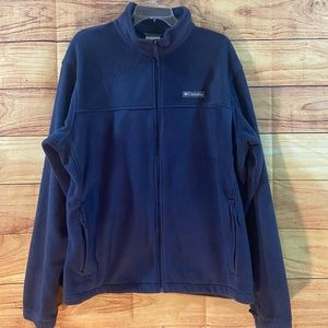 🔥🔥lMens Columbia Fleece Navy Size: XL